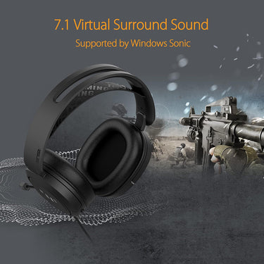 ASUS TUF Gaming H1 Wired Headset in Black - TUFGAMINGH1