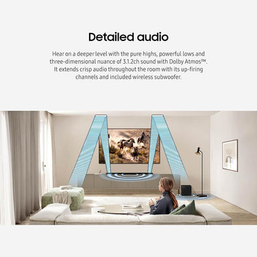 Samsung Ultra-slim 3.1.2ch Wireless Dolby ATMOS Soundbar w/ Q-Symphony HW-S800D Open Box