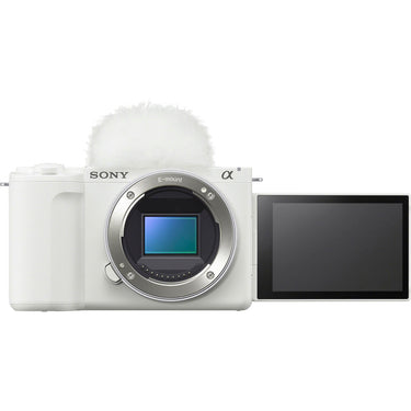Sony Alpha ZV-E10 II APS-C Interchangeable Lens Mirrorless Content Camera (White)
