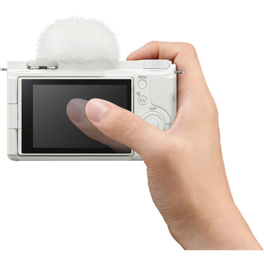 Sony Alpha ZV-E10 II APS-C Interchangeable Lens Mirrorless Content Camera (White)