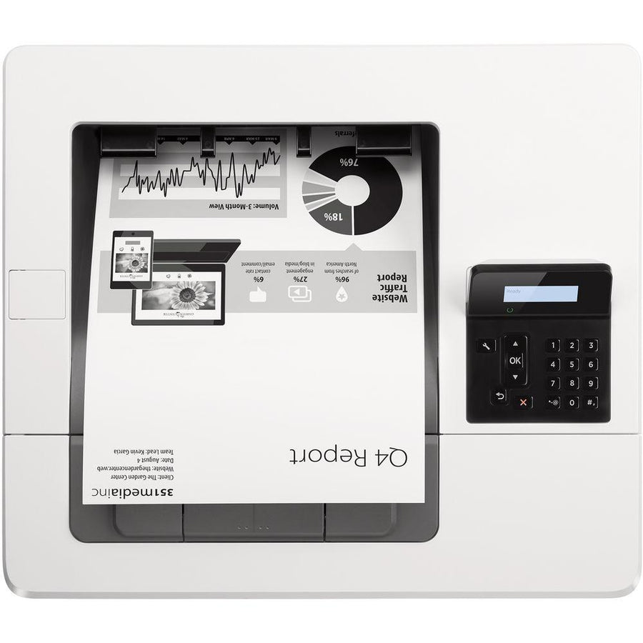 Hewlett Packard LaserJet Pro M501dn Monochrome Printer with Home Office Bundle