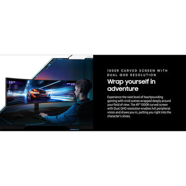 Samsung 49" Odyssey G9 G95C DQHD 240Hz 1ms(GtG) Display Curved Gaming Monitor - Open Box