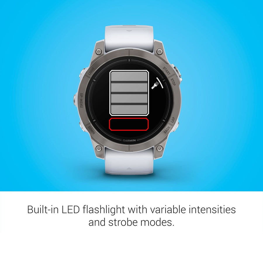 Garmin Epix Pro (Gen 2), 47mm, Sapphire, Titanium, Whitestone