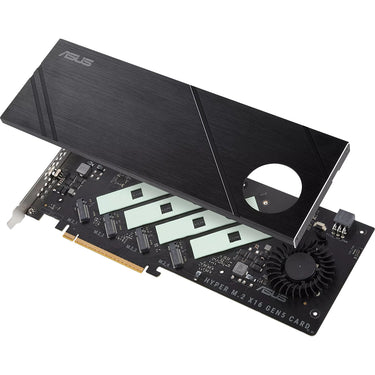ASUS Hyper M.2 x16 Gen5 Card in Black - HYPER-M.2-X16-GEN5-C