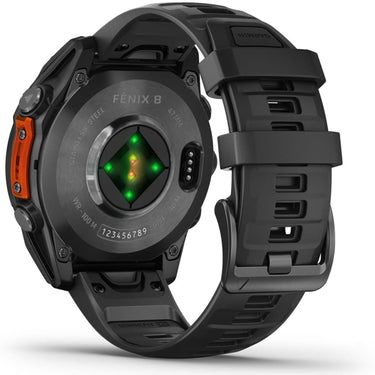 Garmin Fenix 8 47 mm, AMOLED, Slate Gray with Black Silicone Band