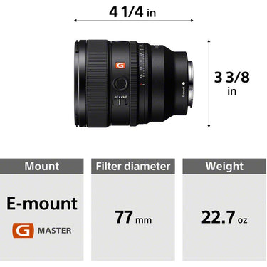 Sony FE 85mm f/1.4 GM II Full-Frame Large-aperture G Master Lens