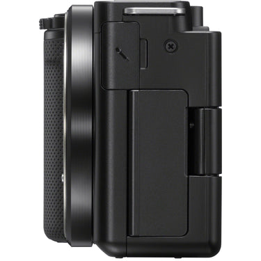 Sony ZV-E10 Mirrorless APS-C Vlog Camera Body Black Kit + Extended Warranty Bundle