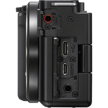 Sony ZV-E10 Mirrorless APS-C Vlog Camera Body Black Kit + Extended Warranty Bundle