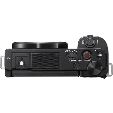 Sony ZV-E10 Mirrorless APS-C Vlog Camera Body Black Kit + Extended Warranty Bundle