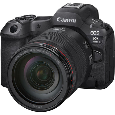 Canon EOS R5 Mark II Full Frame Mirrorless Camera + RF 24-105mm F4 L IS USM Lens Kit