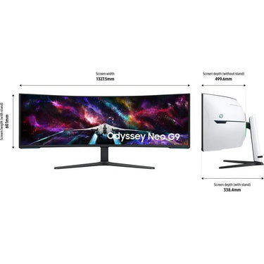 Samsung 57" Odyssey Neo G9 Dual 4K UHD Quantum MiniLED 240Hz HDR Curved Monitor OPEN BOX
