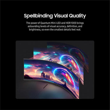 Samsung 57" Odyssey Neo G9 Dual 4K UHD Quantum MiniLED 240Hz HDR Curved Monitor OPEN BOX