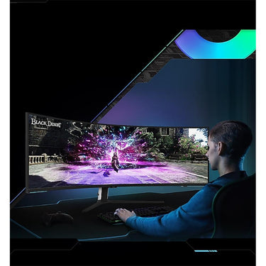 Samsung 57" Odyssey Neo G9 Dual 4K UHD Quantum MiniLED 240Hz HDR Curved Monitor OPEN BOX