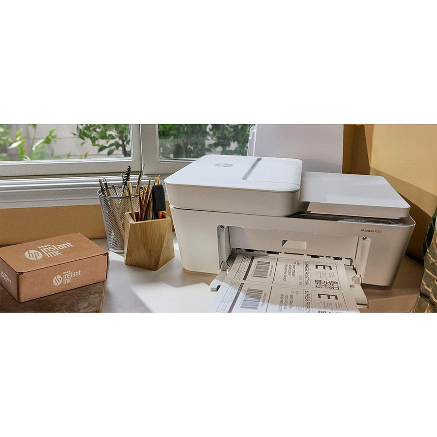 Hewlett Packard DeskJet 4255e Wireless Color Inkjet Printer w/ Printer Essentials Bundle