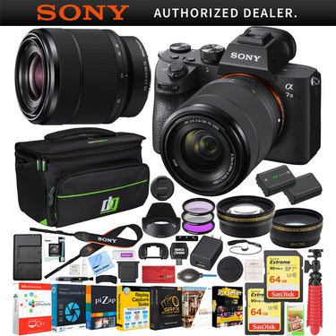 Sony a7 III 4K Camera + 28-70mm Lens + Case & 2x Battery Bundle Refurbished
