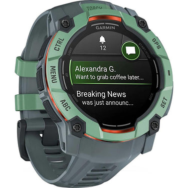 Garmin Instinct 3 - 50 mm Outdoor GPS Smartwatch, AMOLED, Neo Tropic with Twilight Band