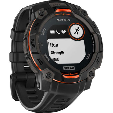 Garmin Instinct 3 - 45 mm Outdoor GPS Smartwatch, SOLAR, Black with Black Band