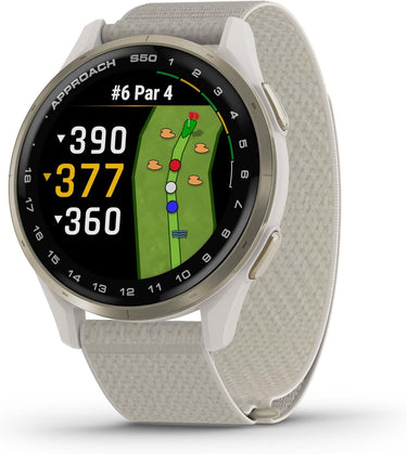 Garmin Approach S50, Advanced Golf GPS Smartwatch, AMOLED Display, On-Course Features