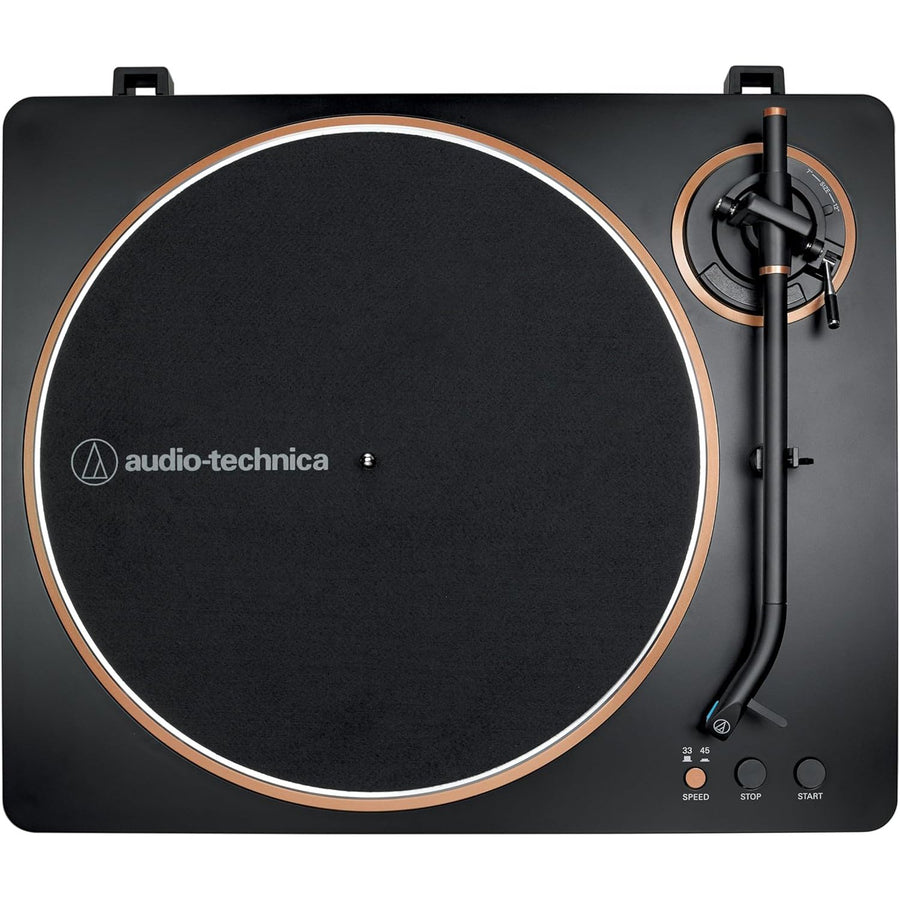 Audio-Technica AT-LP70X-BZ Fully Automatic Belt-Drive Turntable, Black/Bronze