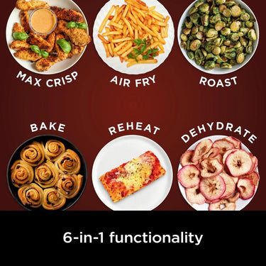 Ninja Air Fryer Pro XL 6in1 6.5Q Max Crisp Technology Nonstick Basket AF181 (Refurb)