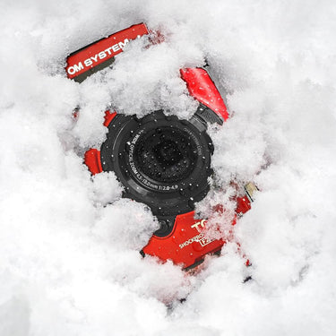 OM SYSTEM Olympus Tough TG-7 12MP 4K 2160p Underwater Camera, Red (V110030RU000)