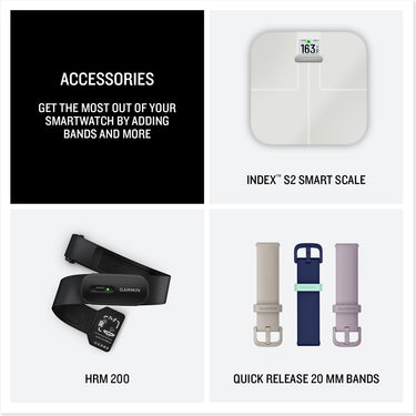 Garmin VIVOACTIVE 6 Health & Fitness GPS Smartwatch, Jasper Green + Warranty Bundle