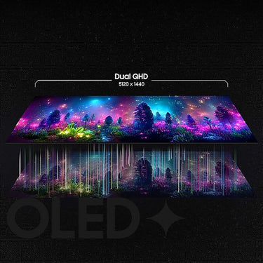Samsung 49" Odyssey OLED G9 Dual QHD 240Hz 0.03ms Curved Gaming Monitor Open Box