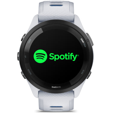 Garmin Forerunner 265 GPS Smartwatch, Whitestone + Charging Dock + Dust Cover Bundle