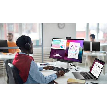 Dell P2725H 27" Full HD 16:9 5ms 100Hz IPS LED Monitor, Black and Silver - Open Box