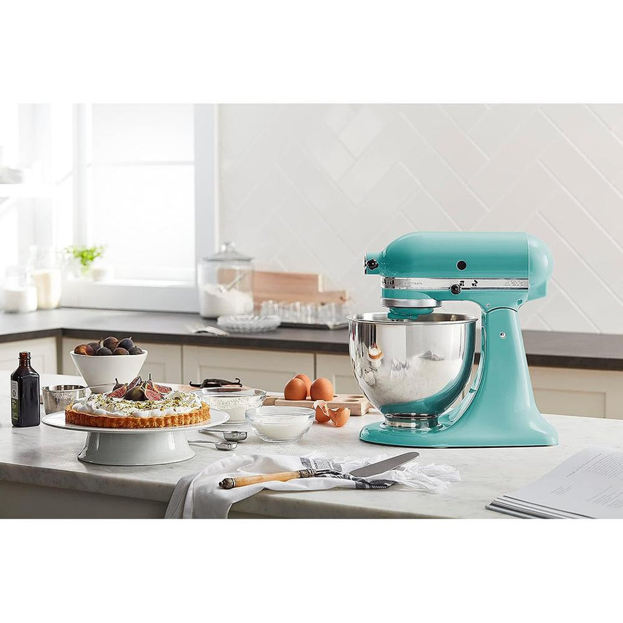 KitchenAid Artisan Series 5-Quart Tilt-Head Stand Mixer in Aqua Sky - KSM150PSAQ - Open Box