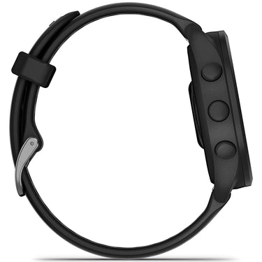 Garmin Forerunner 165 Music Sport Watch Black + Gray with Charging Dock Bundle