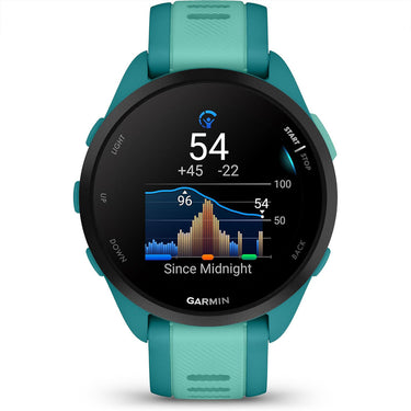 Garmin Forerunner 165 Music Smart Sport Watch, Turquoise +Aqua + 2 Year Warranty Bundle