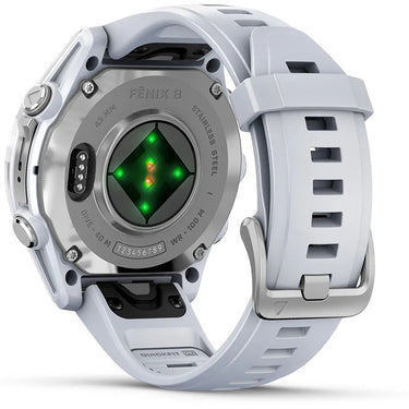 Garmin Fenix 8 43mm Smartwatch, AMOLED, Silver + Accessories Bundle