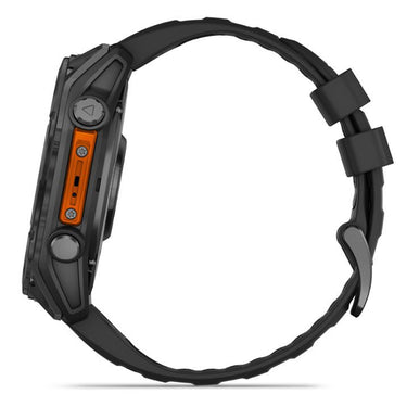 Garmin Fenix 8 51 mm, AMOLED Slate Gray with Black Silicone + Charging Doc + Dust Cover