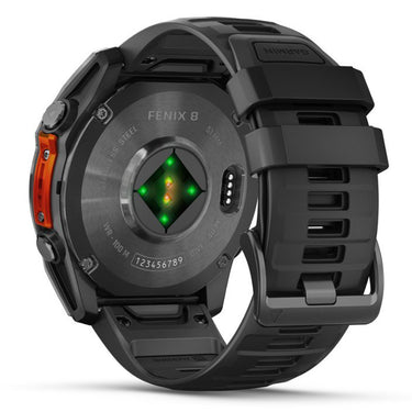 Garmin Fenix 8 51 mm, AMOLED Slate Gray with Black Silicone + Charging Doc + Dust Cover