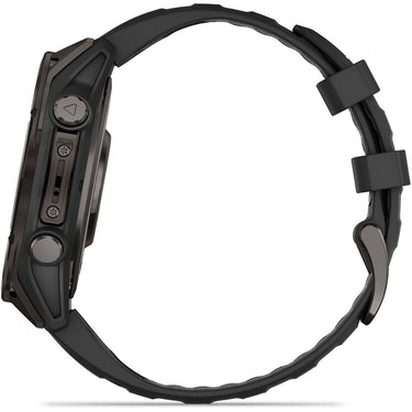 Garmin Fenix 8 47mm Smartwatch, Sapphire, Carbon Gray Titanium + Accessories Bundle