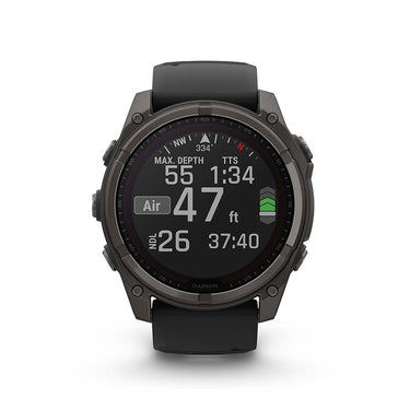 Garmin Fenix 8 47mm Smartwatch, Solar Sapphire + Accessories Bundle