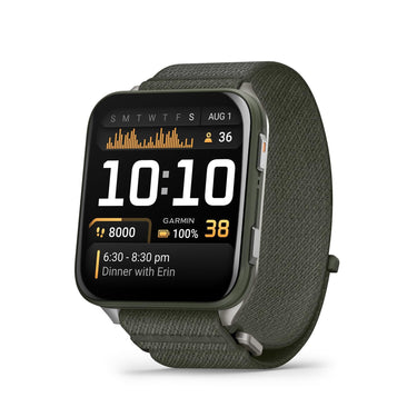 Garmin Venu X1 Premium GPS Smartwatch, Moss Titanium