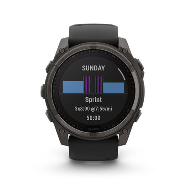 Garmin Fenix 8 51mm Smartwatch, Solar, Sapphire + Accessories Bundle