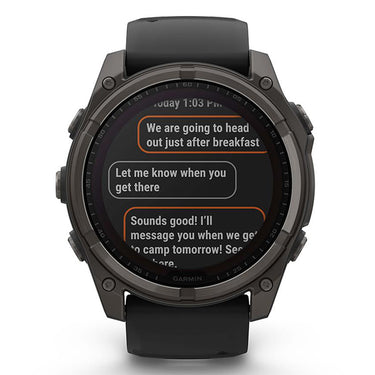 Garmin Fenix 8 51mm Smartwatch, Solar, Sapphire + Accessories Bundle