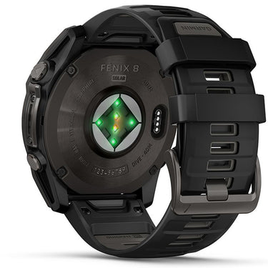 Garmin Fenix 8 51mm Smartwatch, Solar, Sapphire + Accessories Bundle