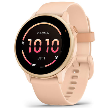 Garmin VIVOACTIVE 6 Fitness GPS Smartwatch Pink with Band + 26 Month Protection