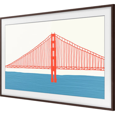 Samsung 50" The Frame Customizable Bezel - Modern Brown VG-SCFA50BWBZA - Open Box