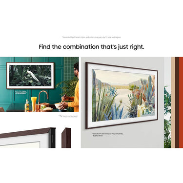 Samsung 50" The Frame Customizable Bezel - Modern Brown VG-SCFA50BWBZA - Open Box