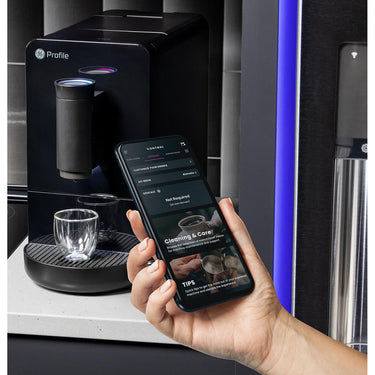 GE Profile Automatic Espresso Machine, One-Touch Brew (Black) - Open Box