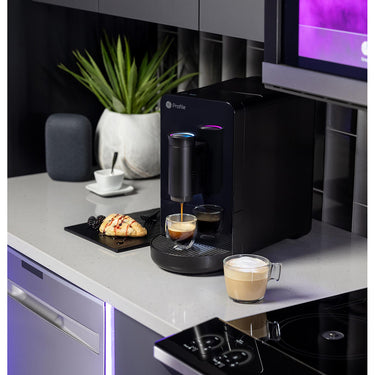 GE Profile Automatic Espresso Machine, One-Touch Brew (Black) - Open Box