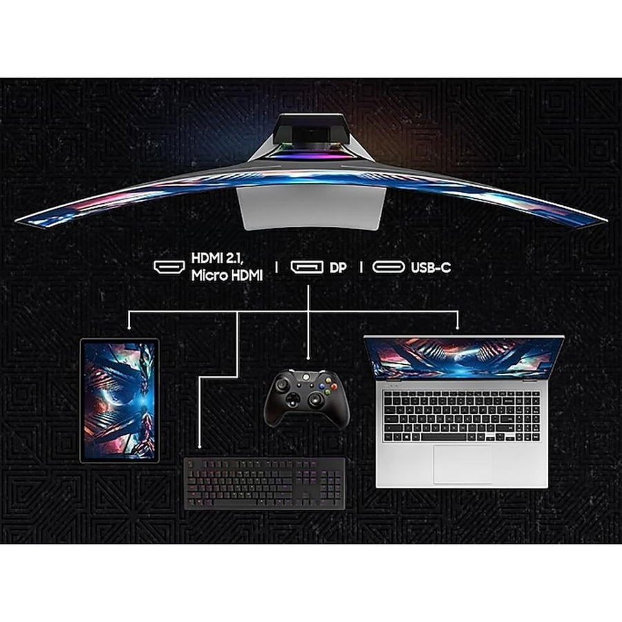 Samsung 49" Odyssey OLED Curved Gaming Monitor with 26 Months Protection Bundle