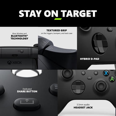 Microsoft Xbox Wireless Gaming Controller (2025), Carbon Black