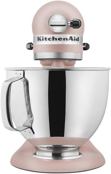 KitchenAid Artisan Series 5-Quart Tilt-Head Stand Mixer in Feather Pink - KSM150PSFT