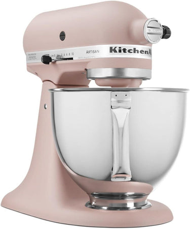 KitchenAid Artisan Series 5-Quart Tilt-Head Stand Mixer in Feather Pink - KSM150PSFT